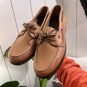 Mens leather Sperry boat shoes size 16